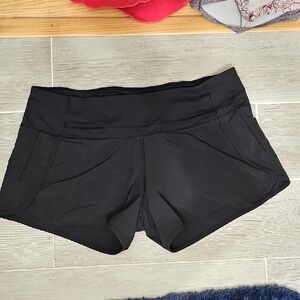 Women's Black Athletic Shorts